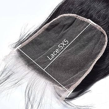 Straight HD 5 by 5 Closure